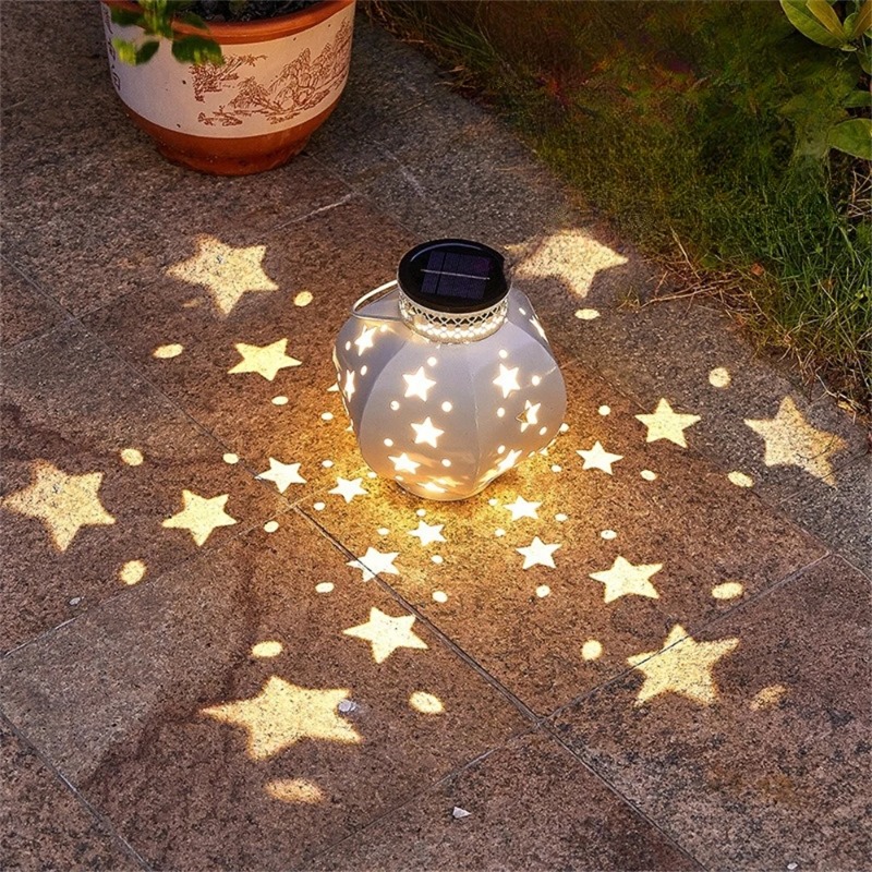 Outdoor Lighting Company - Garden Star Projector Lamp Hanging Solar