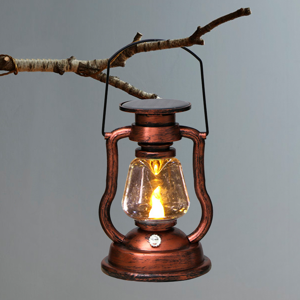 Zinc Outdoor Lighting - Atmosphere Light Retro LED Solar Light