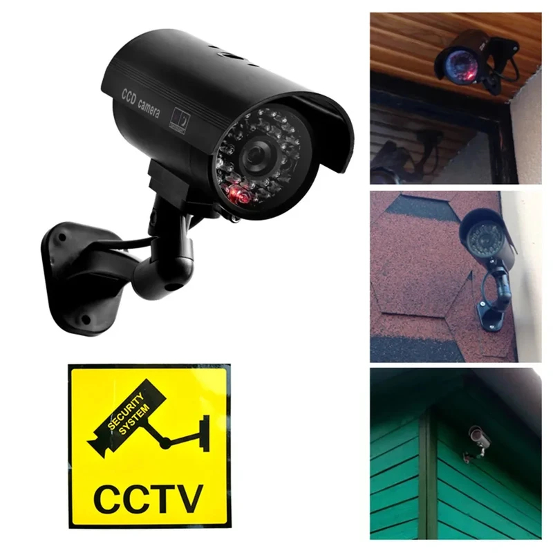 Outdoor Lighting Permanent - Simulation Fake Bullet Camera Dummy Cameras