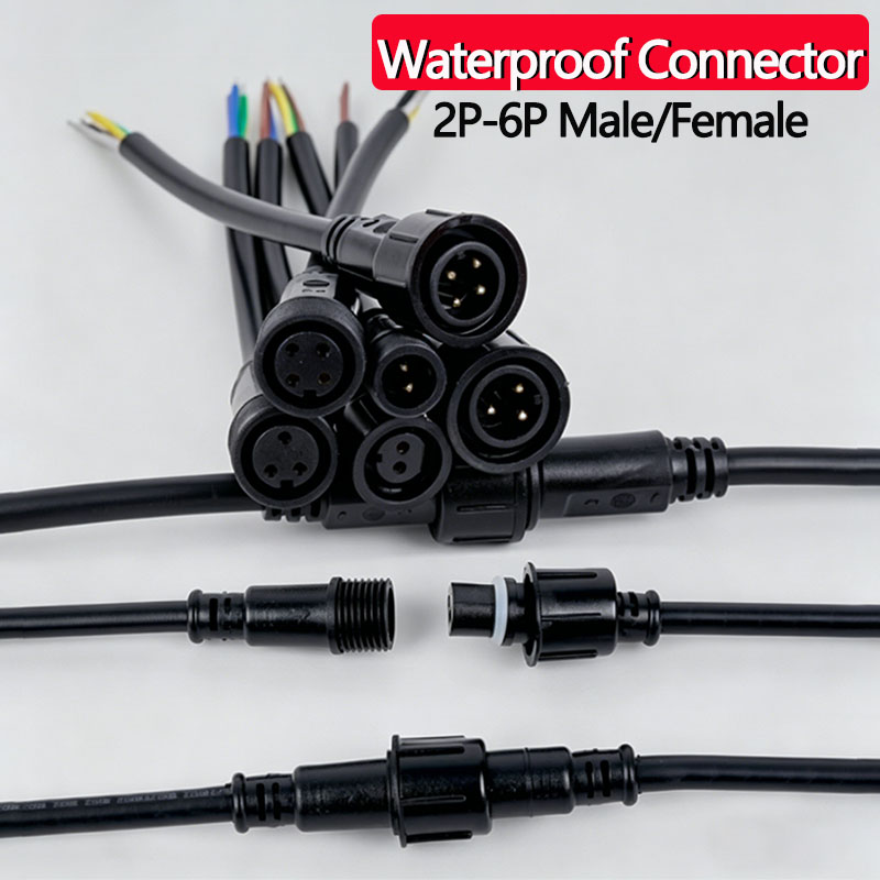 Outdoor Lighting Permanent - Waterproof Wire Connector Set 2/3/4/5/6Pin Plug