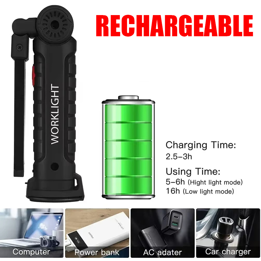 Portable LED Flashlight with M - огляд і ціна Zinc Outdoor Lighting