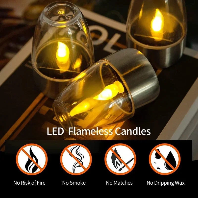 Solar Powered Flameless Candle - огляд і ціна Outdoor Lighting Company