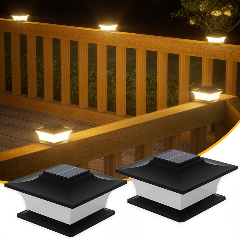 Solar Post Light with Auto On/ - огляд і ціна Post Cap Light