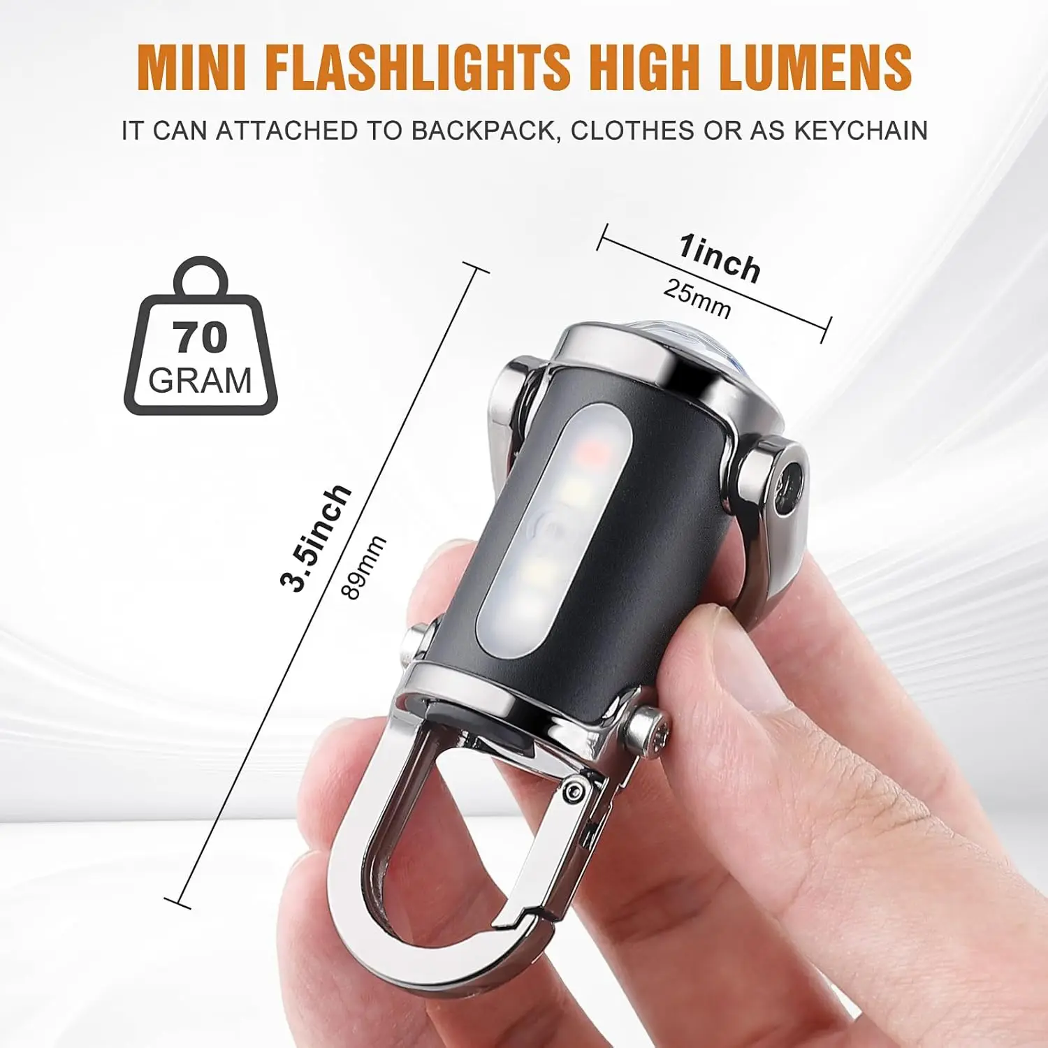 Mini Keychain Flashlight Recha - огляд і ціна Zinc Outdoor Lighting