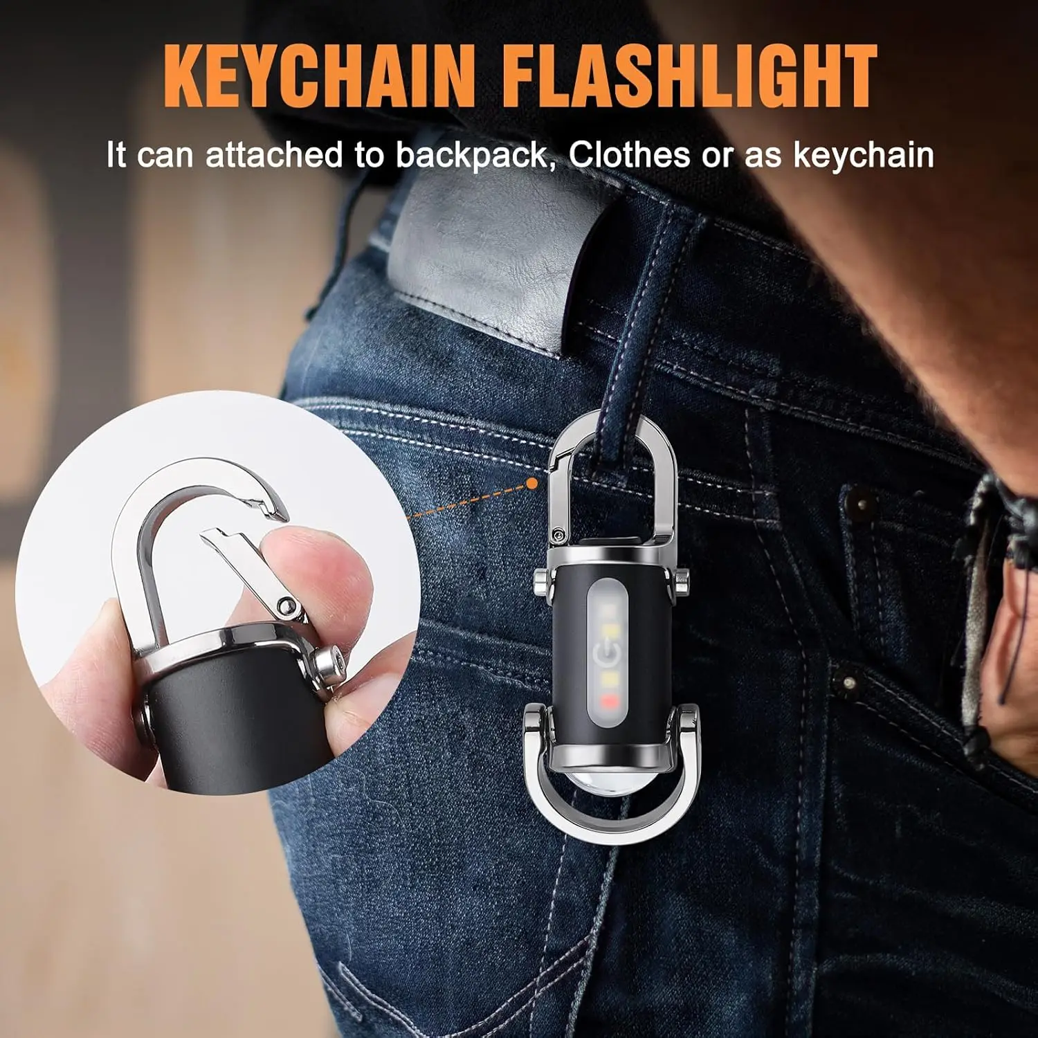 Mini Keychain Flashlight Recha - огляд і ціна Zinc Outdoor Lighting