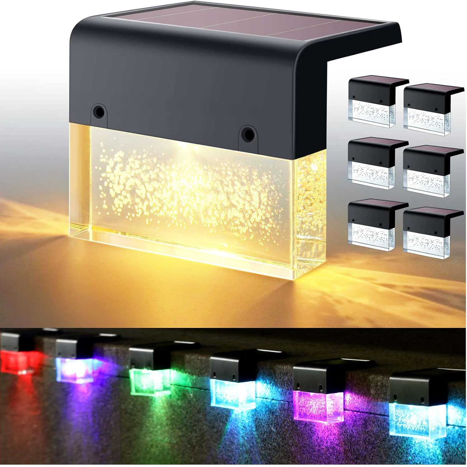 Solar Fence Lights Outdoor Wat - огляд і ціна Post Cap Light