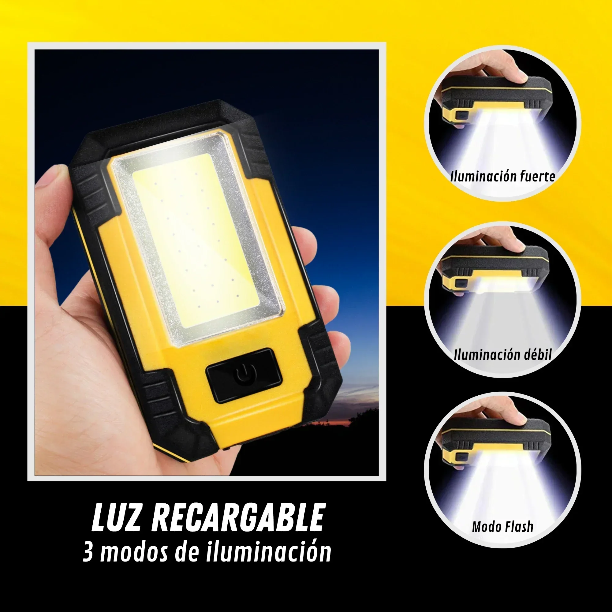 Rechargeable 4000MaH Work Ligh - огляд і ціна Zinc Outdoor Lighting