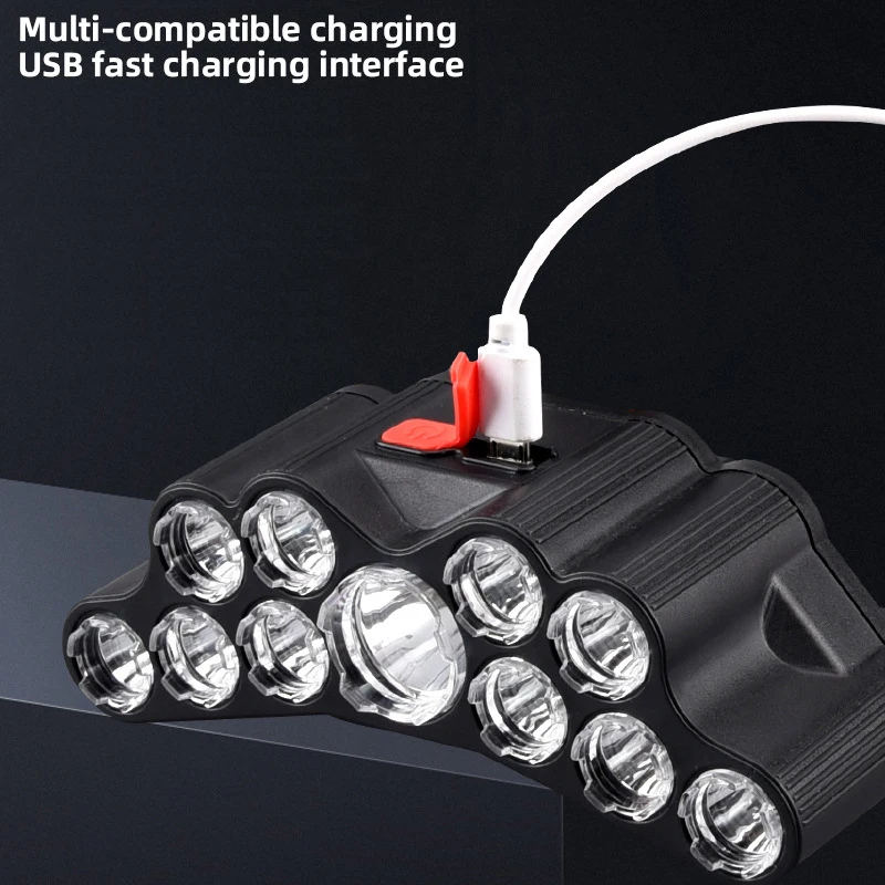 11 LED Headlamp Strong Light H - огляд і ціна Zinc Outdoor Lighting