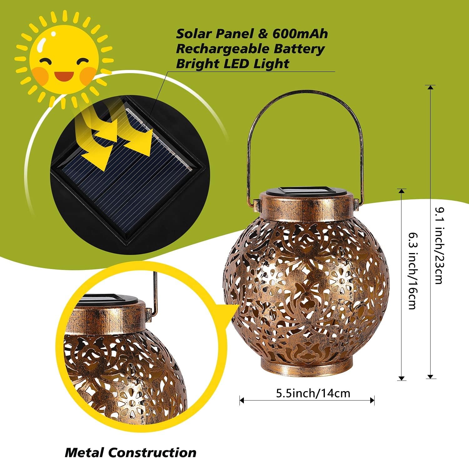 1-6PCS Moroccan Solar Lanterns - огляд і ціна Outdoor Lighting Company
