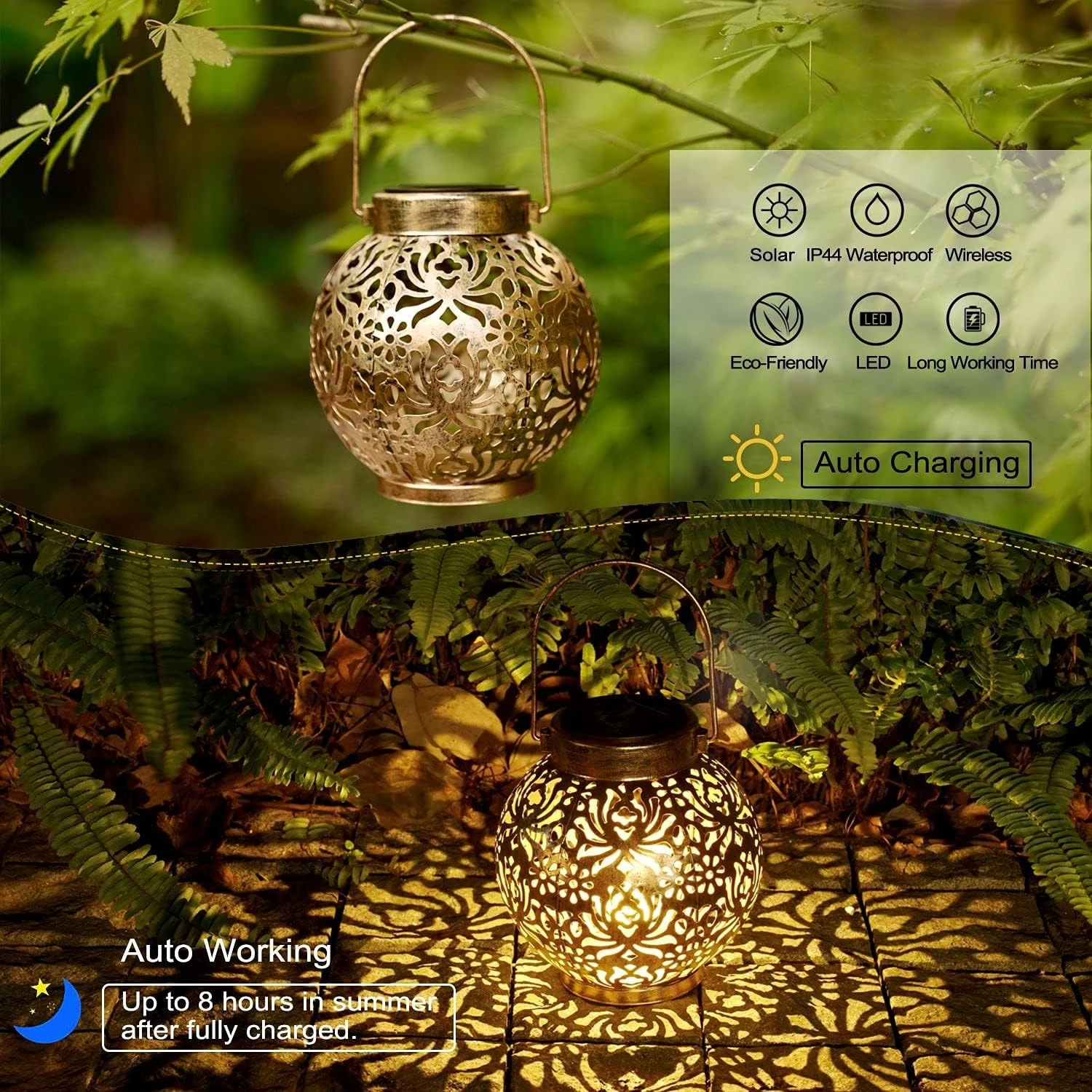 1-6PCS Moroccan Solar Lanterns - огляд і ціна Outdoor Lighting Company