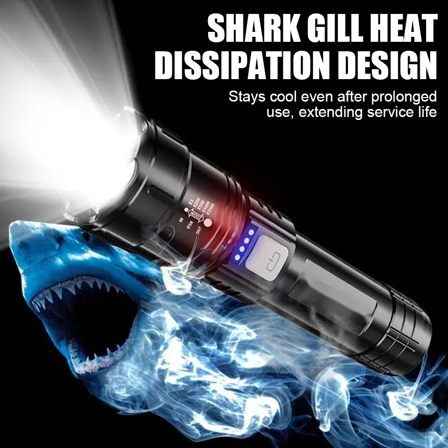 High Power P50 LED Flashlight  - огляд і ціна Zinc Outdoor Lighting