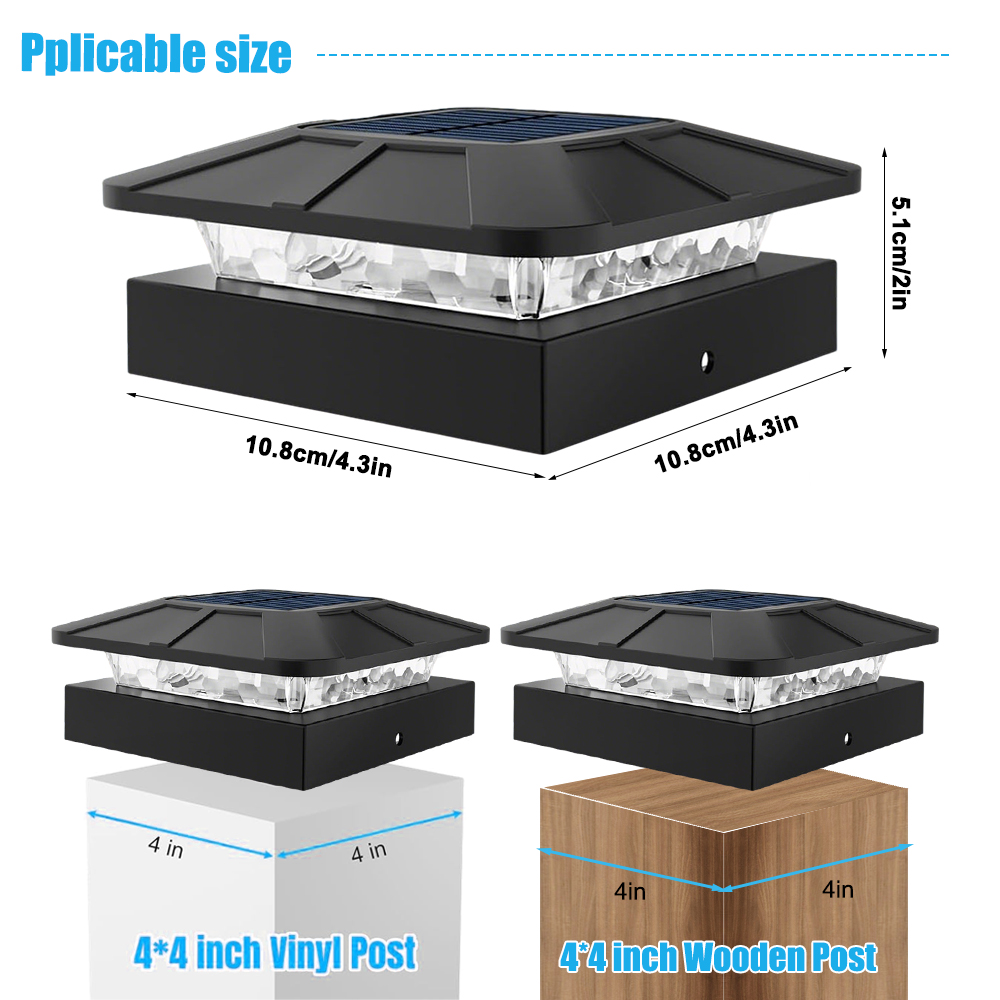 Outdoor Solar Post Cap Lights  - огляд і ціна Post Cap Light