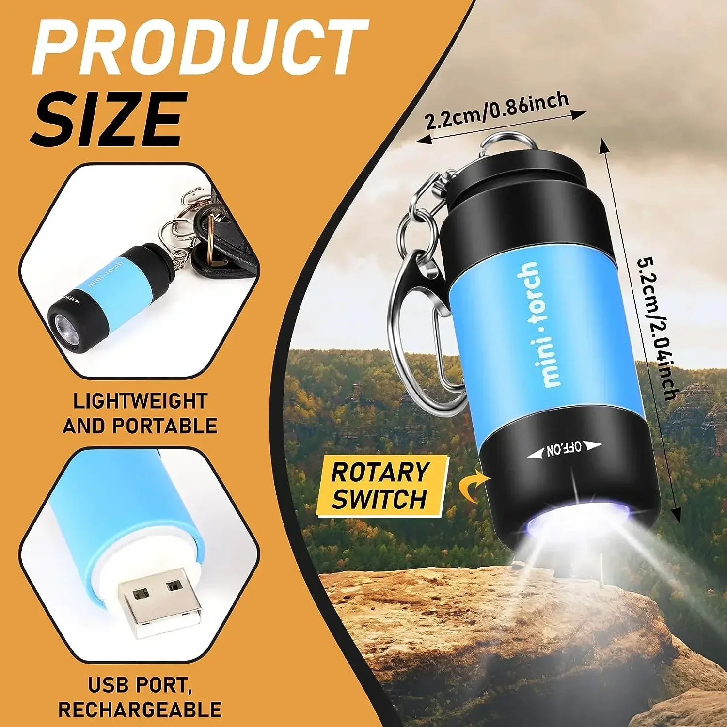 USB Charge LED Flashlight  Mul - огляд і ціна Outdoor Lighting Permanent