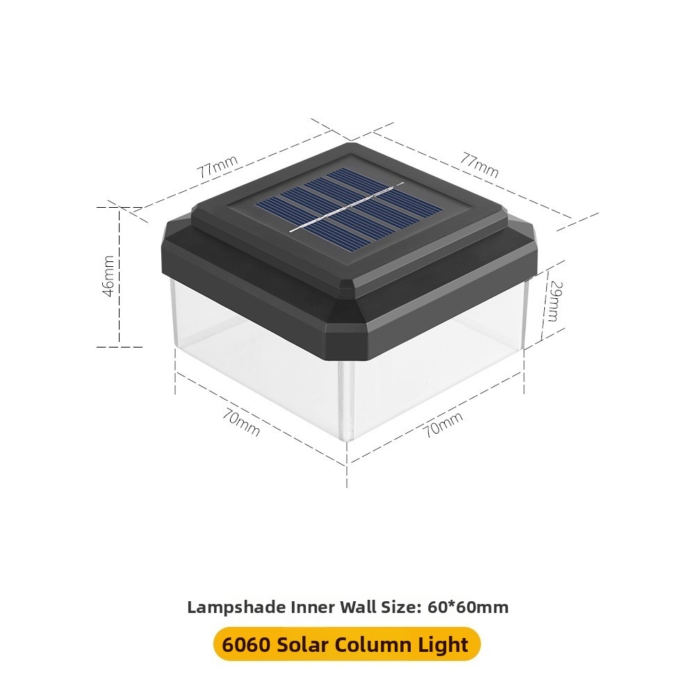IP65 Waterproof Solar LED Post - огляд і ціна Post Cap Light