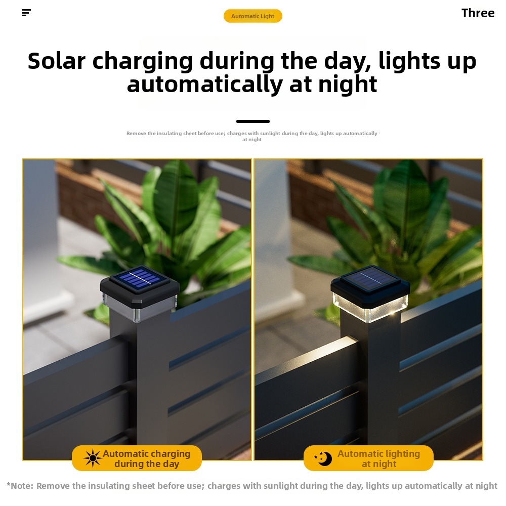 IP65 Waterproof Solar LED Post - огляд і ціна Post Cap Light