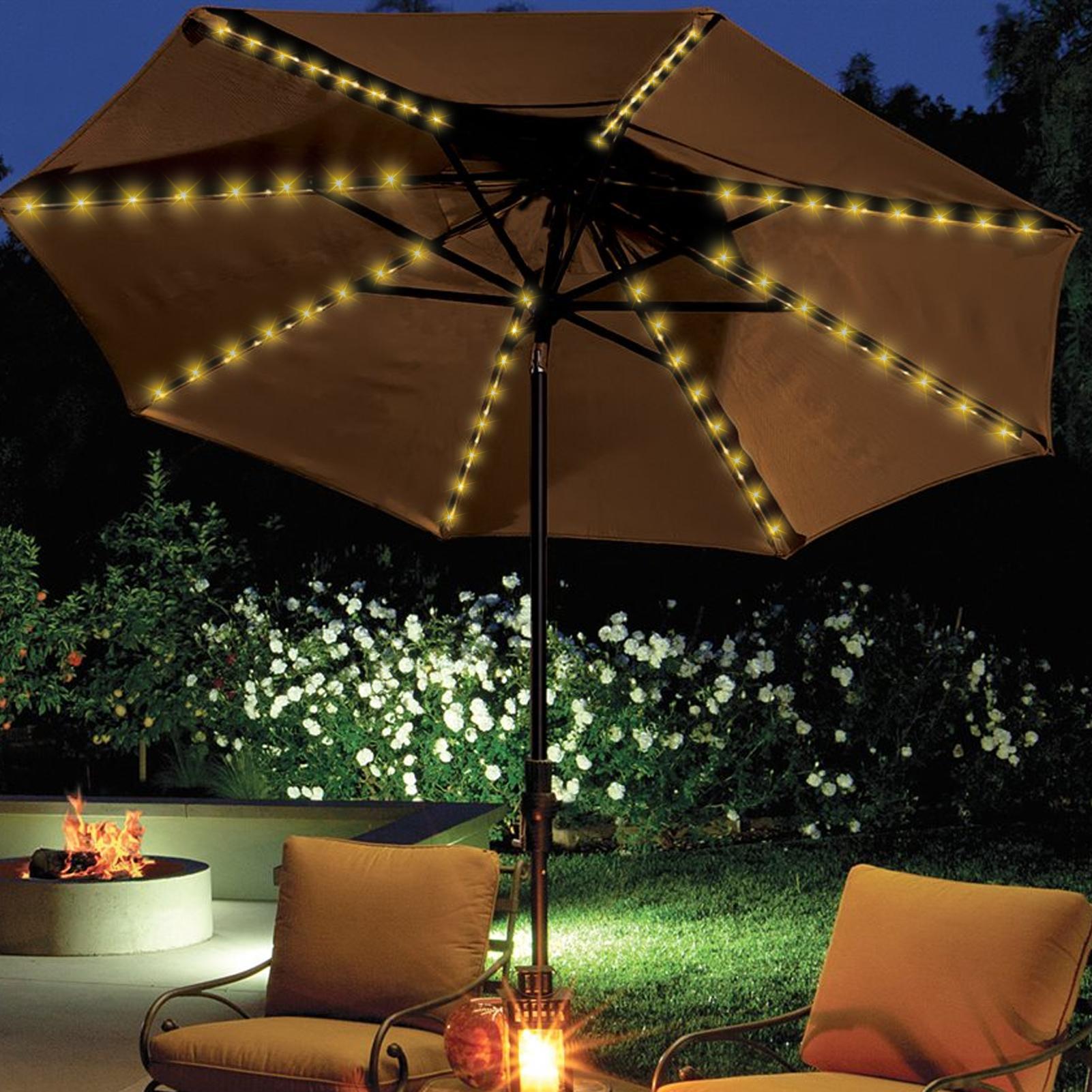 Solar Umbrella String Light 10 - огляд і ціна Outdoor Lighting Company