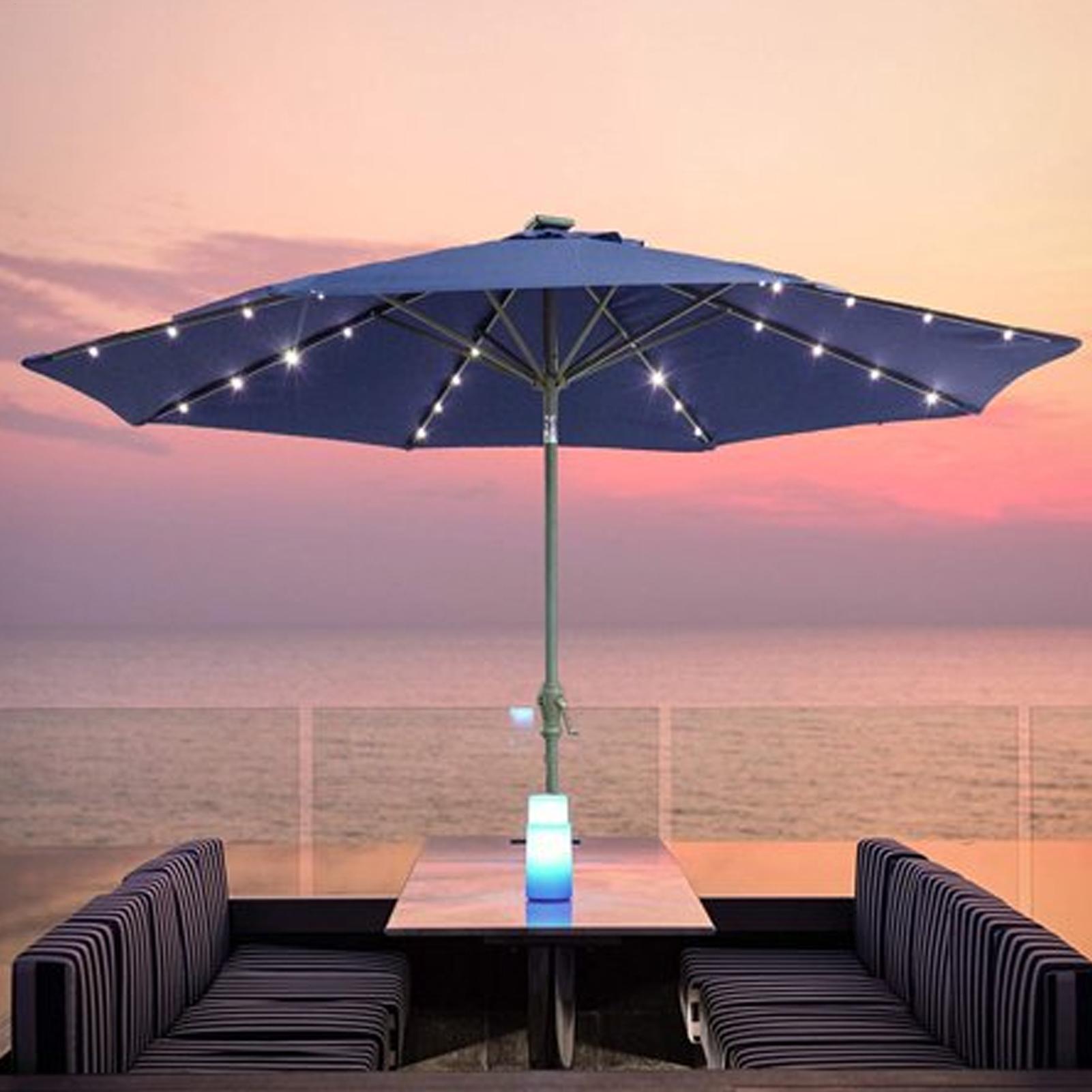 Solar Umbrella String Light 10 - огляд і ціна Outdoor Lighting Company
