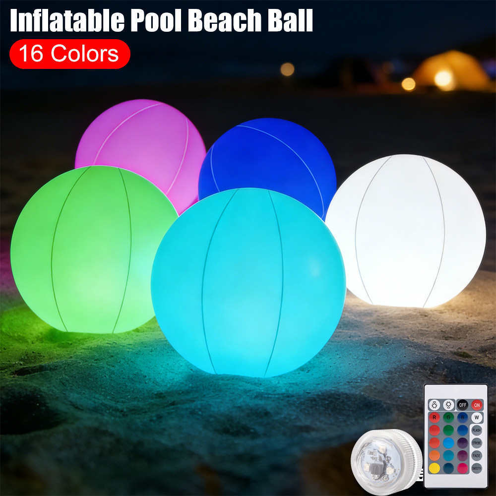 Inflatable Pool Beach Ball Lum - огляд і ціна Outdoor Lighting Around Pool