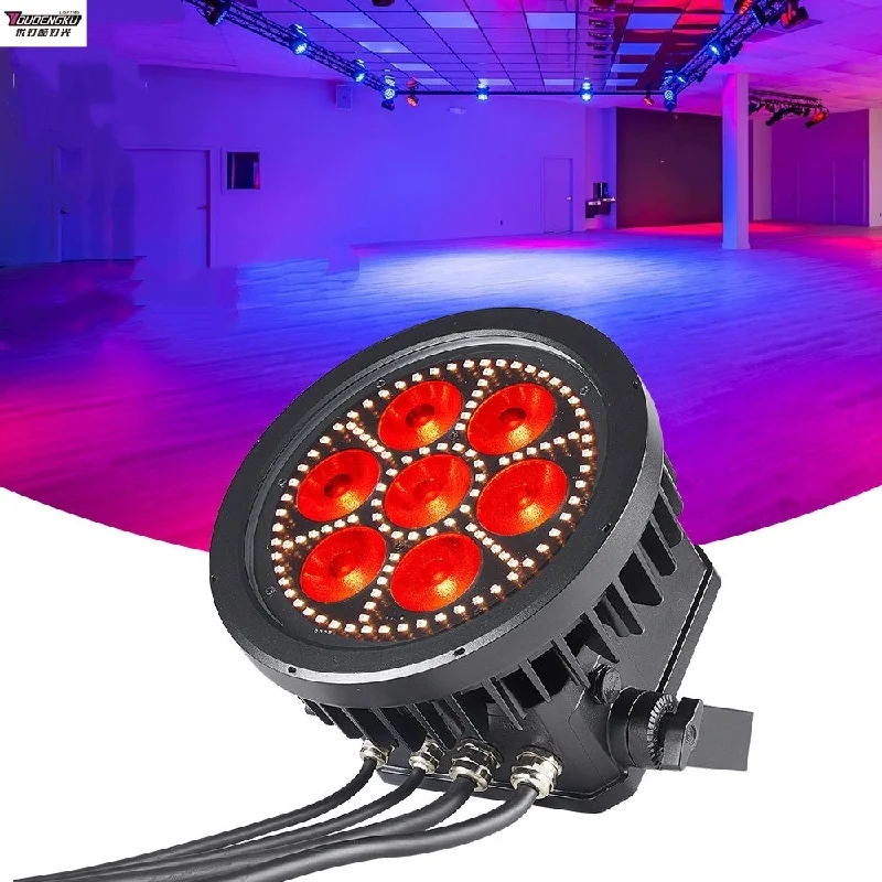 4pieces Waterproof 7x40w RGBW  - огляд і ціна Outdoor Lighting Architectural