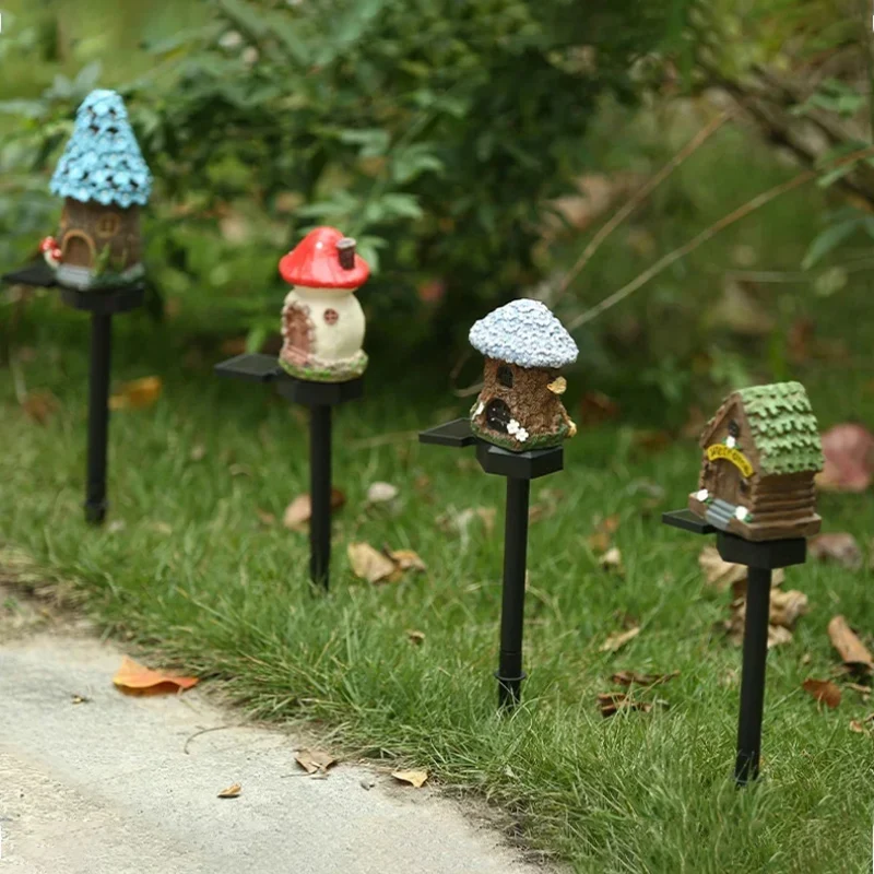 1pc Creative Solar Resin Mushr - огляд і ціна Outdoor Lighting Architectural