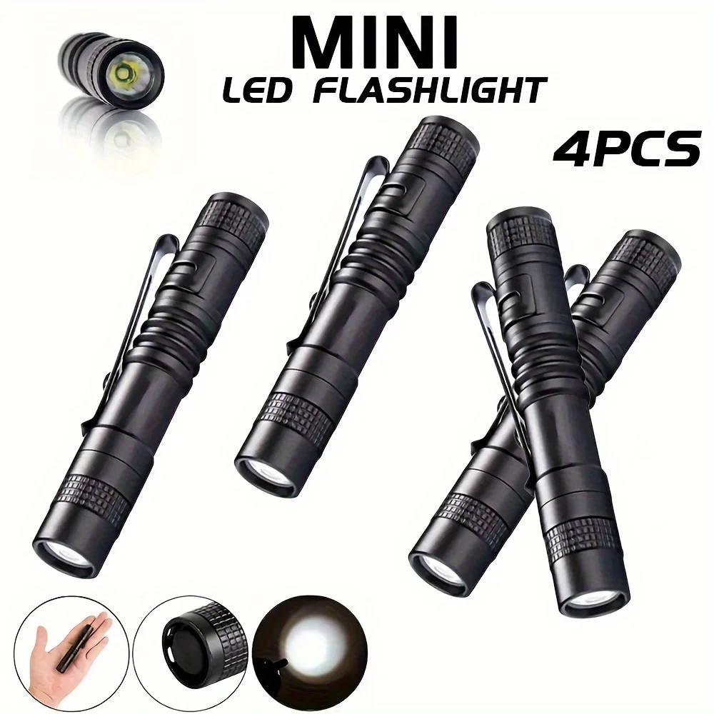 1-4PCS Mini Portable LED Pen L - огляд і ціна Zinc Outdoor Lighting