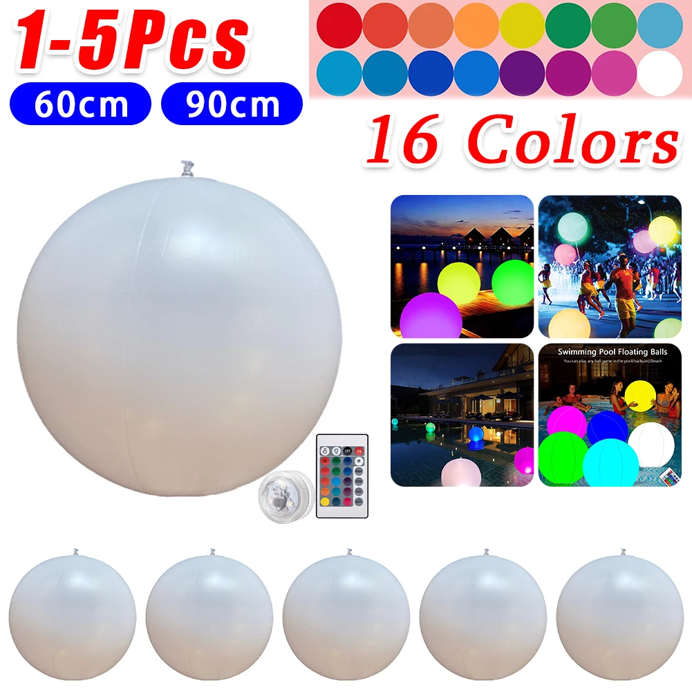 1-5PCS 60/90CM Floating Pool L - огляд і ціна Outdoor Lighting Around Pool