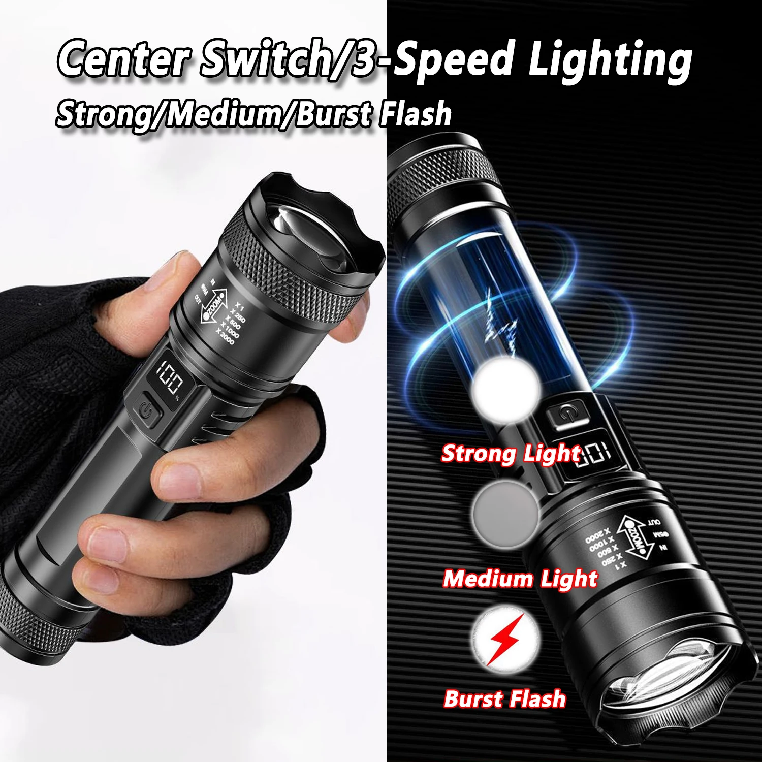 Ultra Bright LED Flashlight 20 - огляд і ціна Zinc Outdoor Lighting