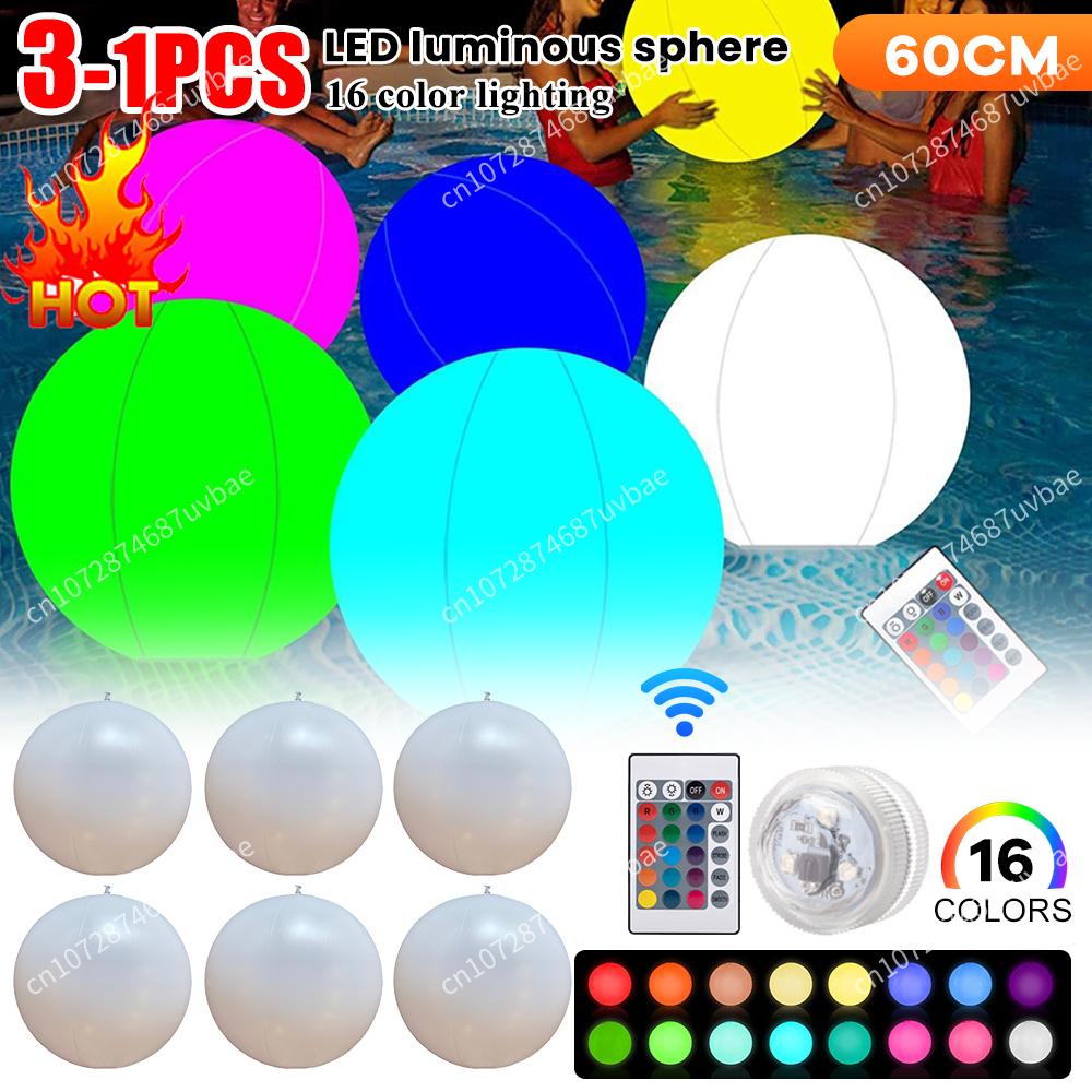 Inflatable Pool Beach Ball 16  - огляд і ціна Outdoor Lighting Around Pool