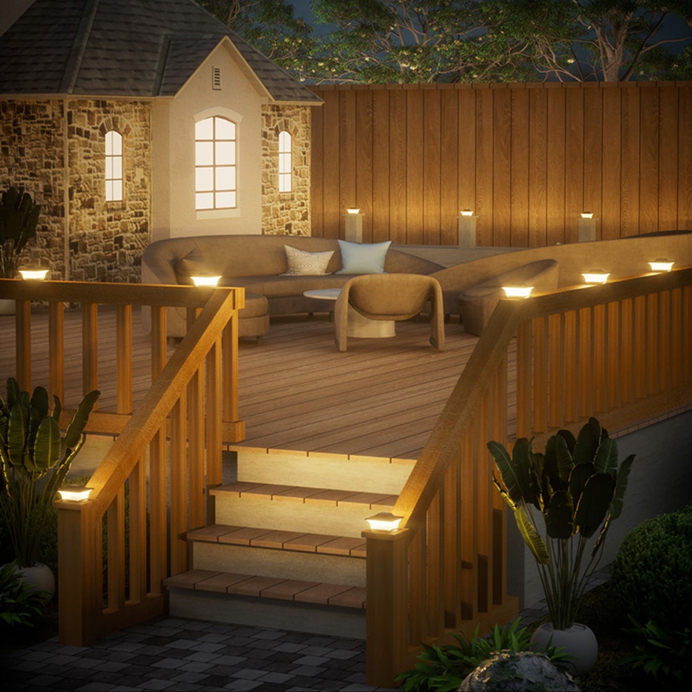 Solar Post Cap Light LED Fence - огляд і ціна Post Cap Light