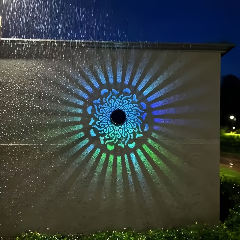 Solar LED Wall Light Mandala P - огляд і ціна Outdoor Lighting Company