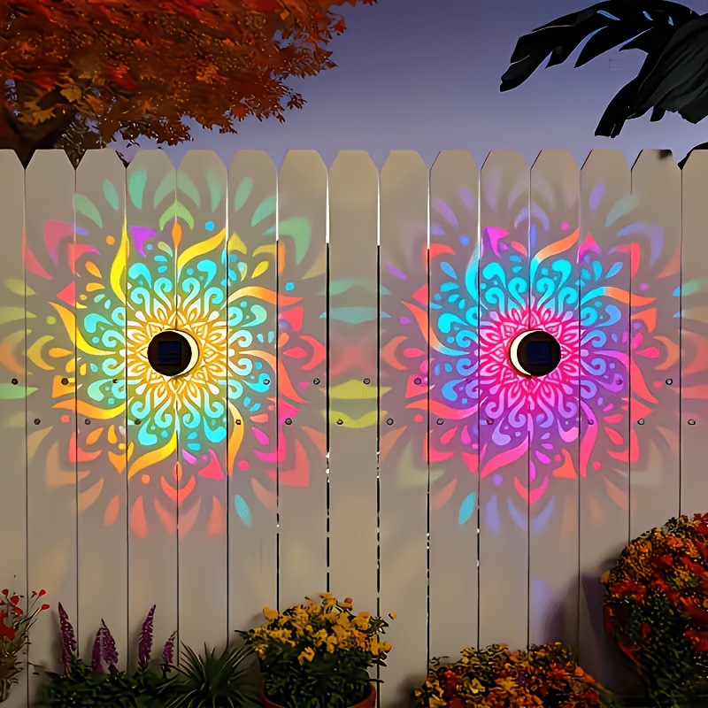Solar LED Wall Light Mandala P - огляд і ціна Outdoor Lighting Company
