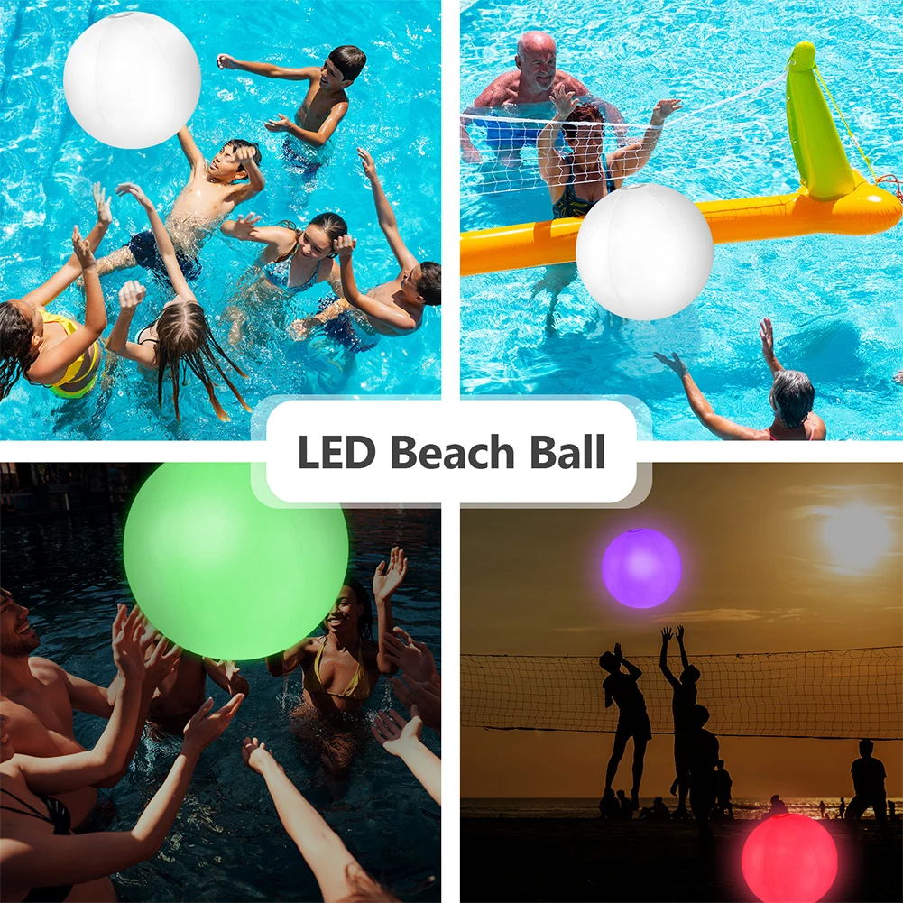 Inflatable Pool Beach Ball 16  - огляд і ціна Outdoor Lighting Around Pool