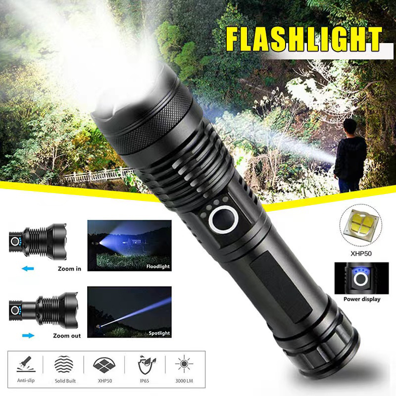 High Power XHP70 Led Flashligh - огляд і ціна Outdoor Lighting Permanent